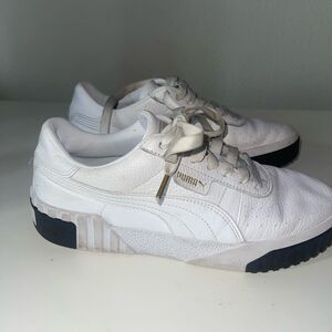 puma cali white/black sneakers